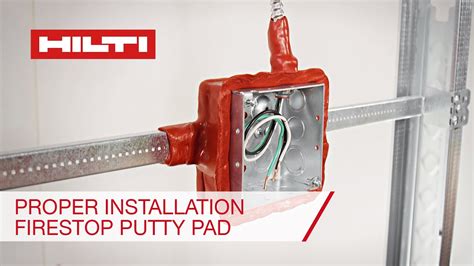 firestop electrical box inserts|hilti firestop inserts.